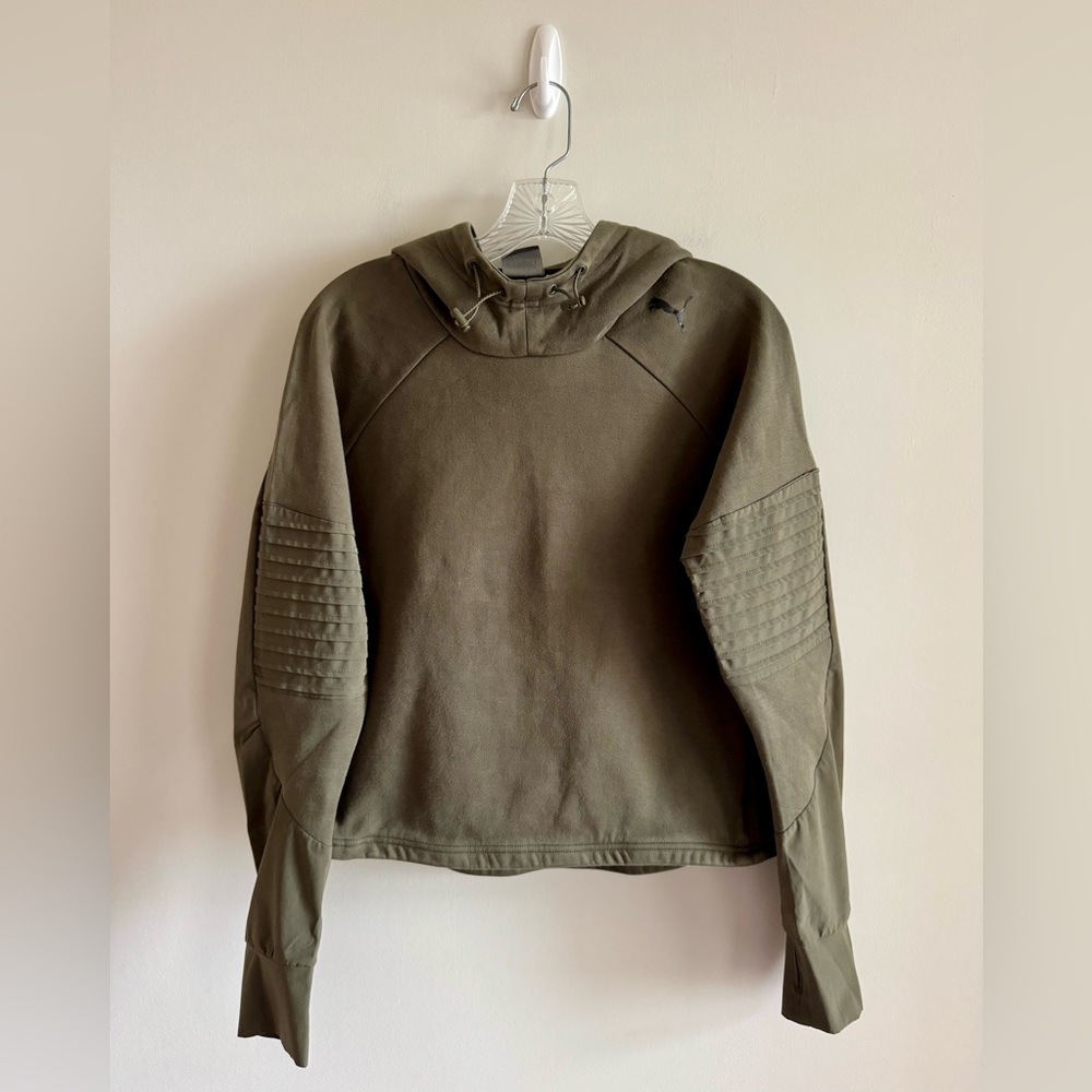 Puma Evostripe Olive Green Hoodie